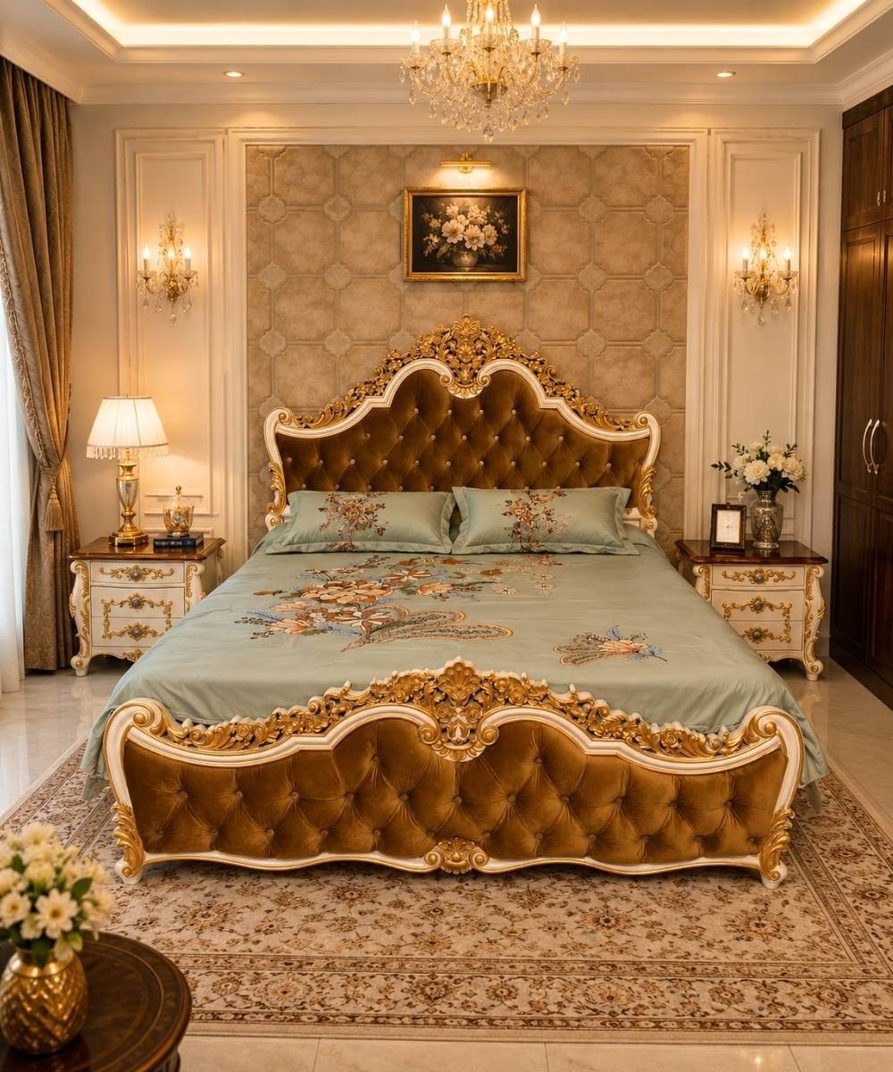 Wooden Bed