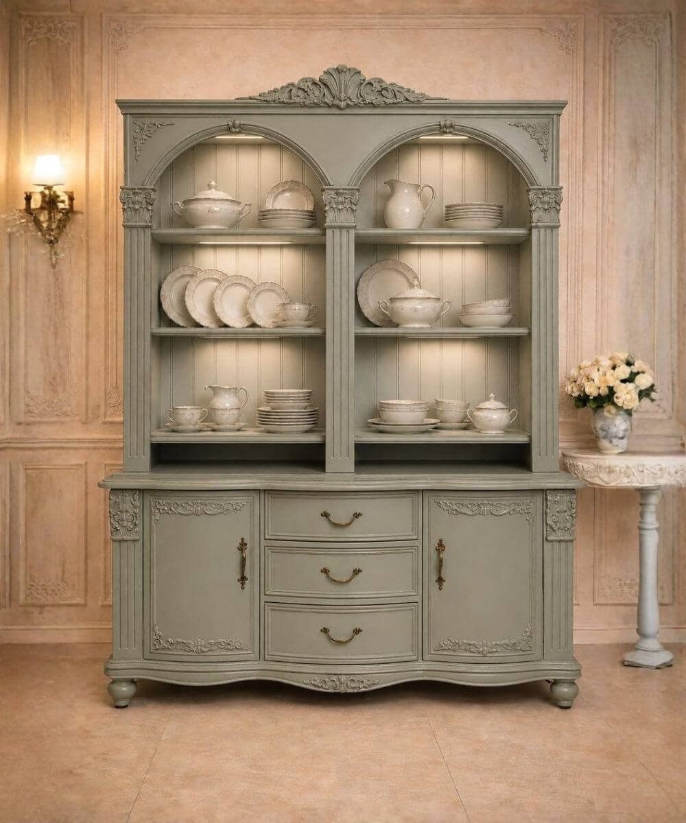 Wooden Crockery Unit